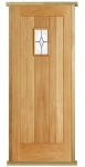 Suffolk Diamond Prehung Solid Oak External Door